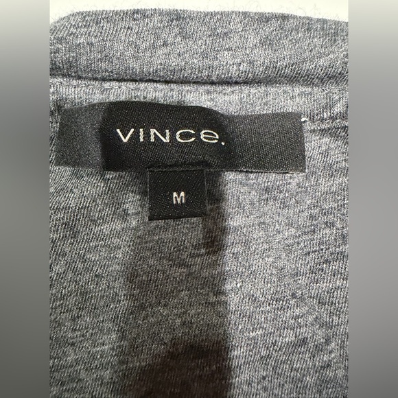 Vince Gray Raglan 100% Cotton Sleeve Shirt size M - Picture 4 of 6
